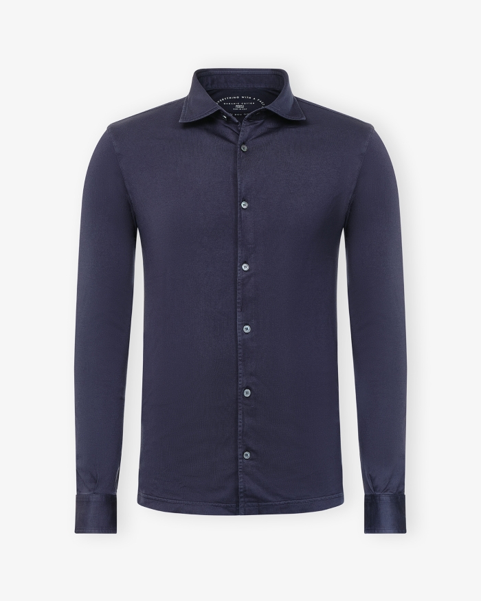 FEDELI Fedeli - Jersey shirt Jason - Navy