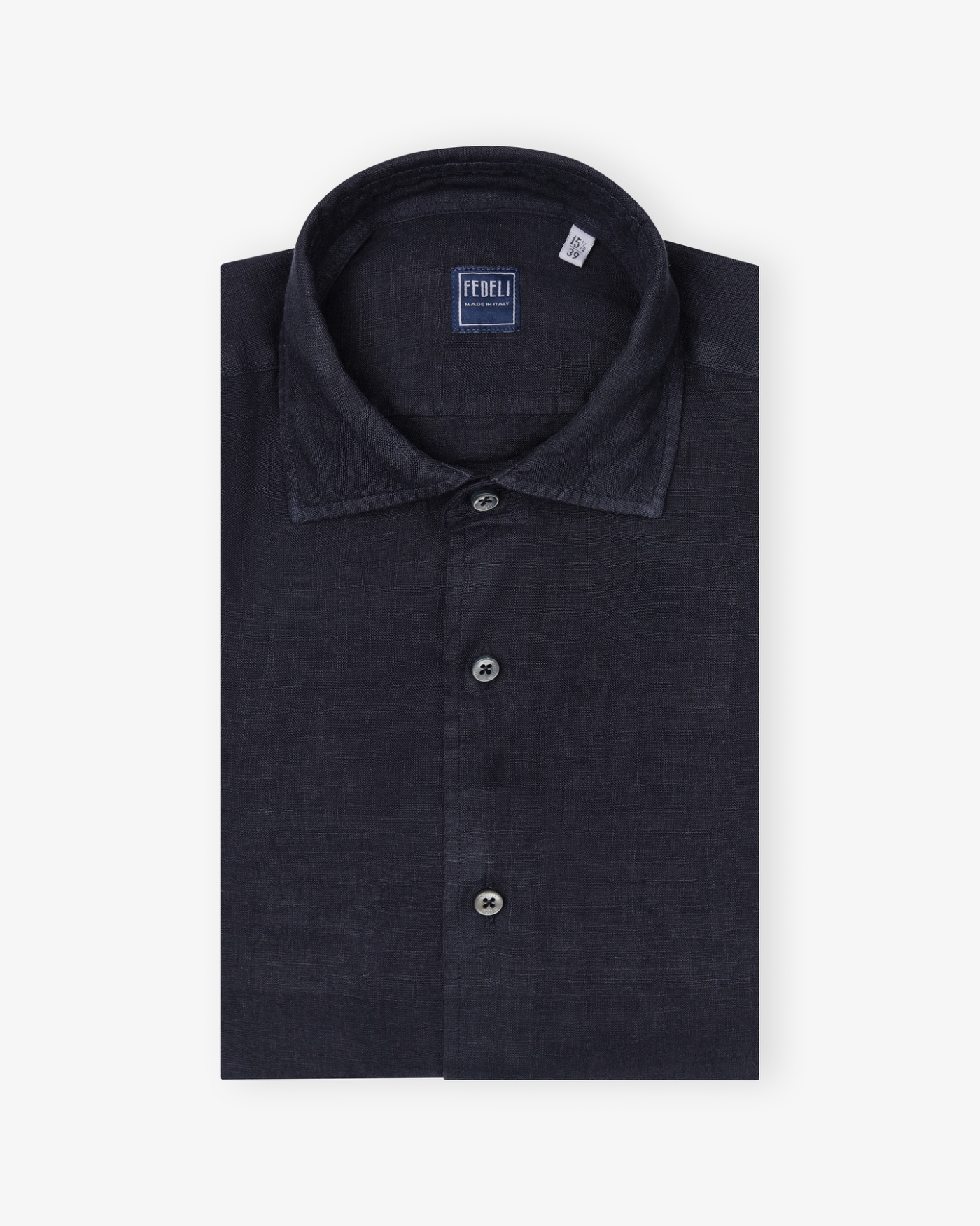 Fedeli - Shirt Nick linen - Navy