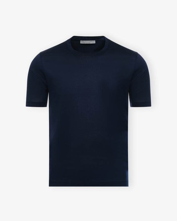 LES HOMMES D'AMSTERDAM LHDA - T-shirt fine cotton - Navy