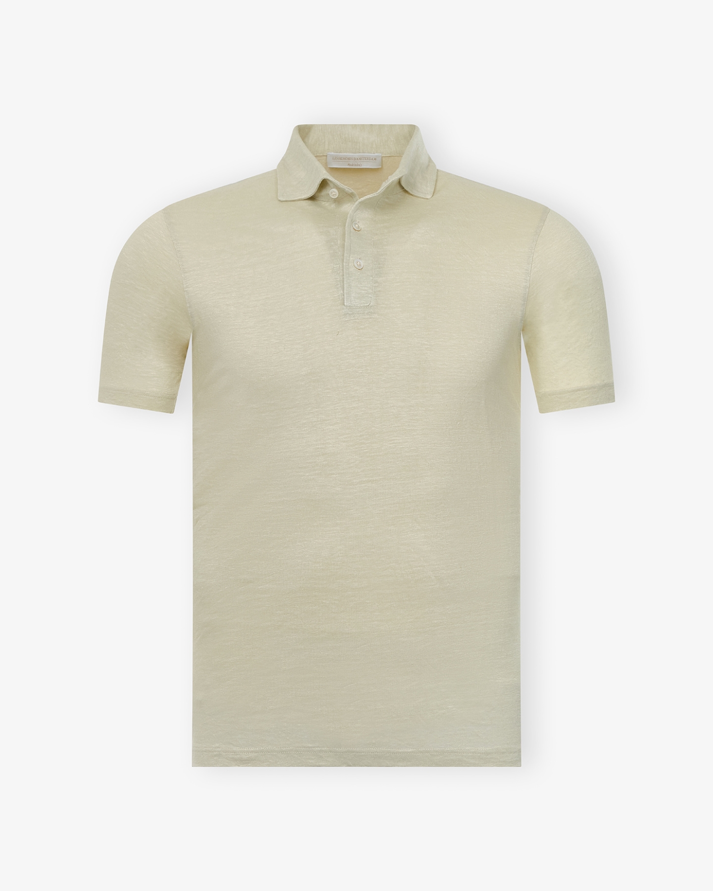 LHDA - Polo one piece collar linen - Sand