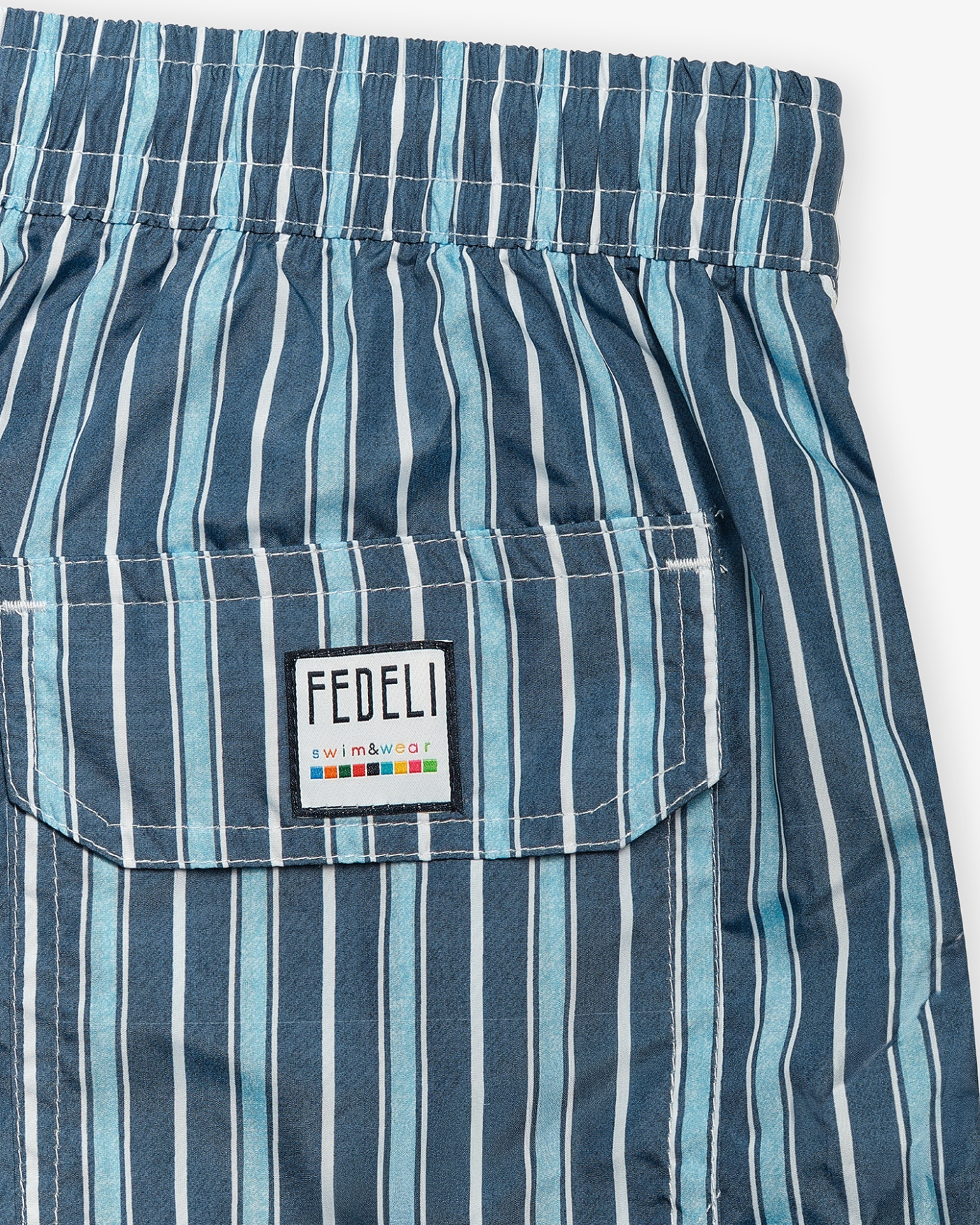 Swimtrunk Madeira Airstop - Stripes navy