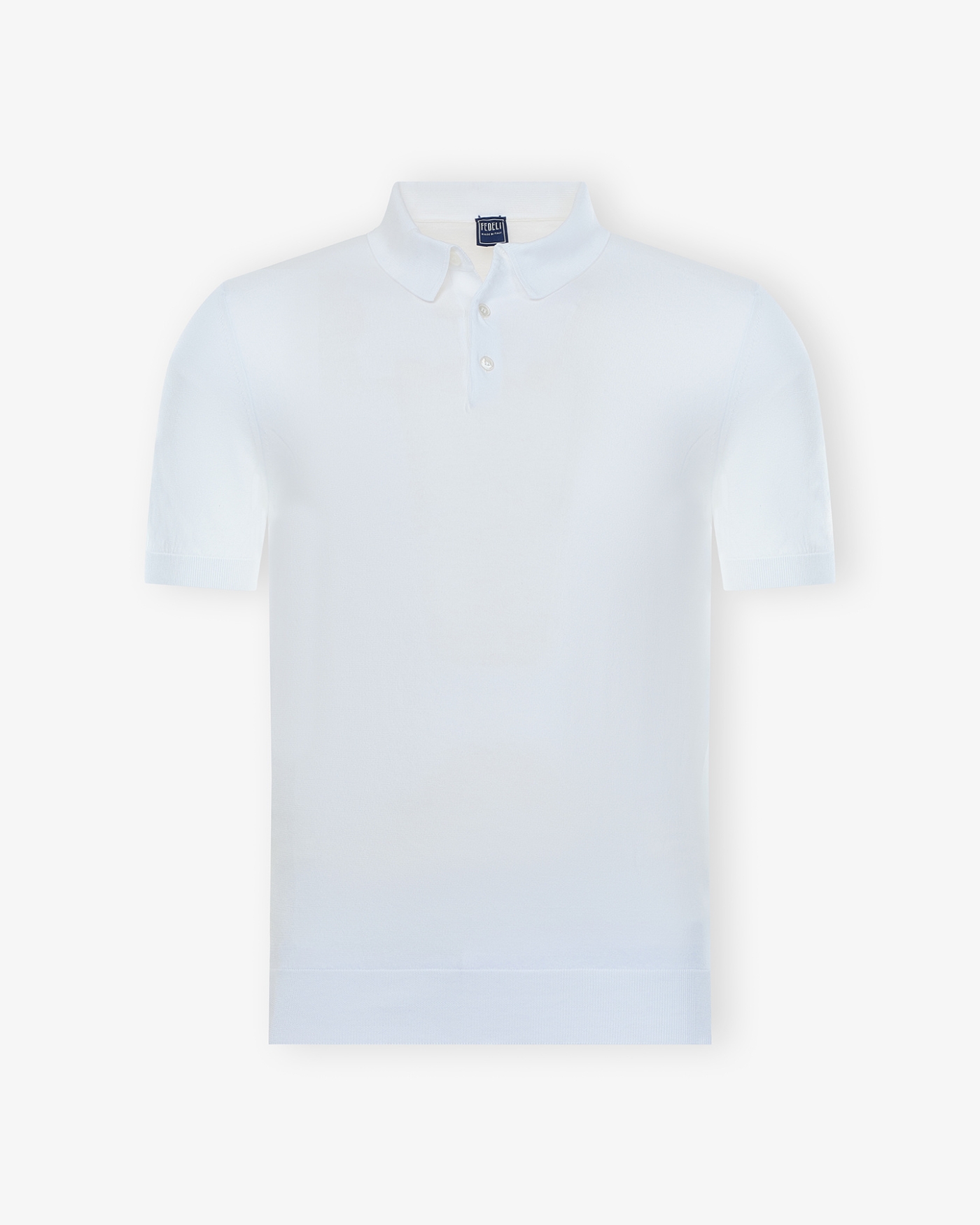 Fedeli - Sportman polo short sleeve - White
