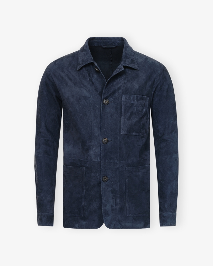 CORNELIANI Corneliani - Carcoat - Lambskin - Navy