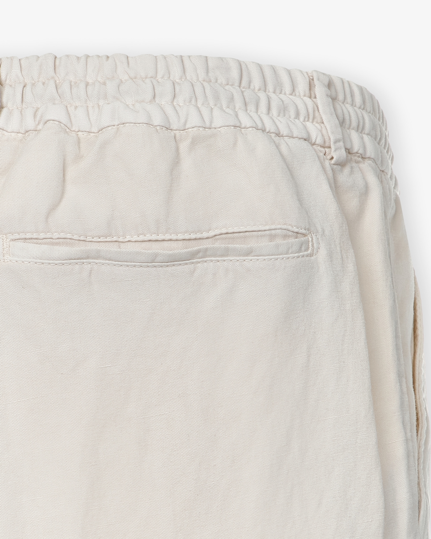 Berwich - Trouser drawstring linen - Sand