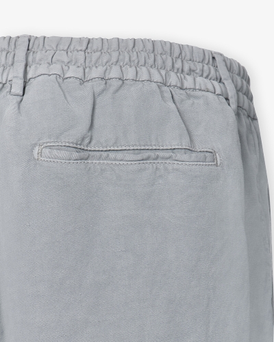 Berwich - Trouser drawstring linen - Light grey