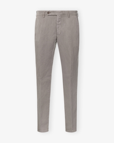 Berwich - Trouser linen - Washed light brown
