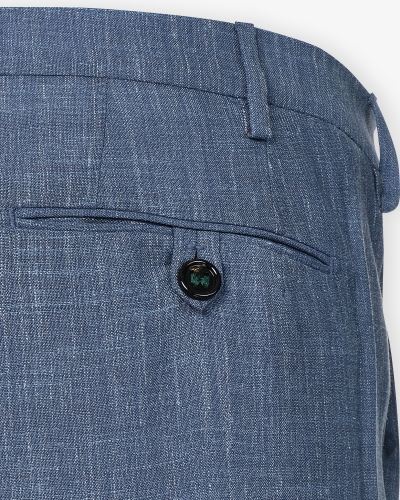 Berwich x Loro Piana - Trouser wool silk linen - Light blue