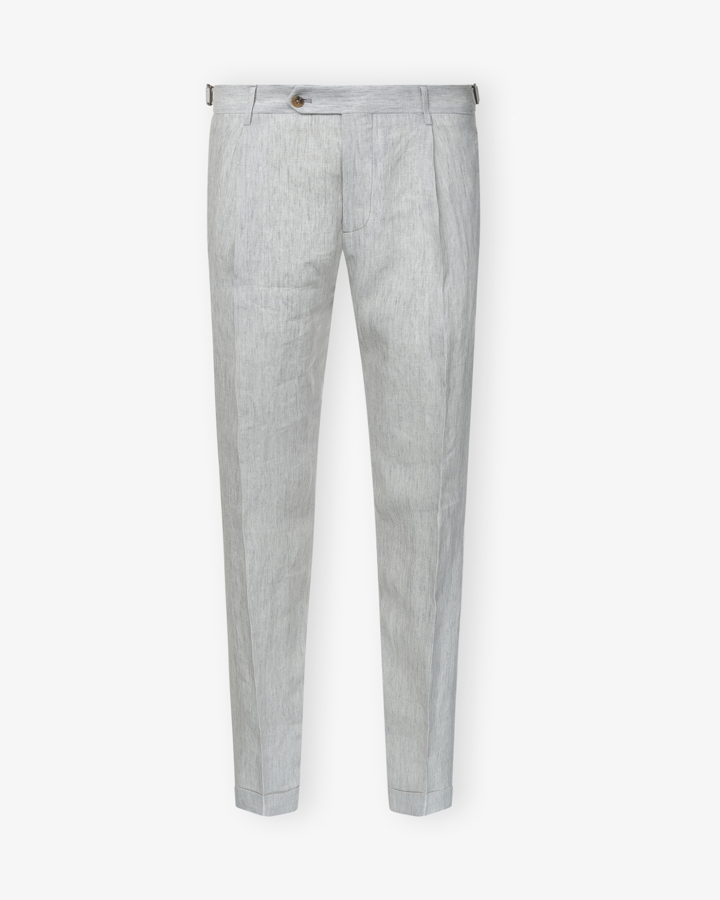 Berwich - Trouser linen retrolong - Light grey