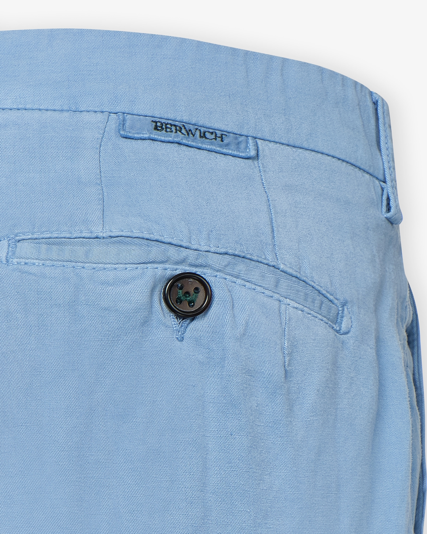 Berwich - Trouser linen - Azzurro