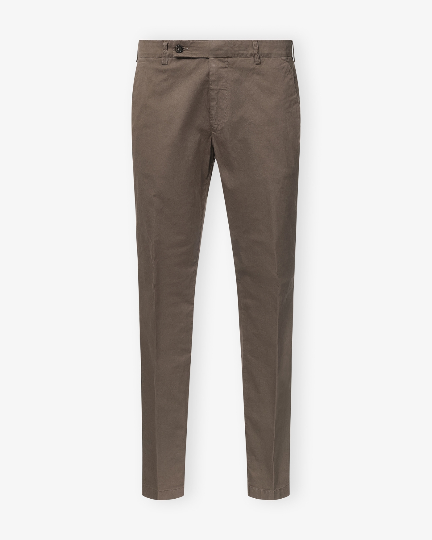 Berwich - Trousers summer cotton stretch - Brown