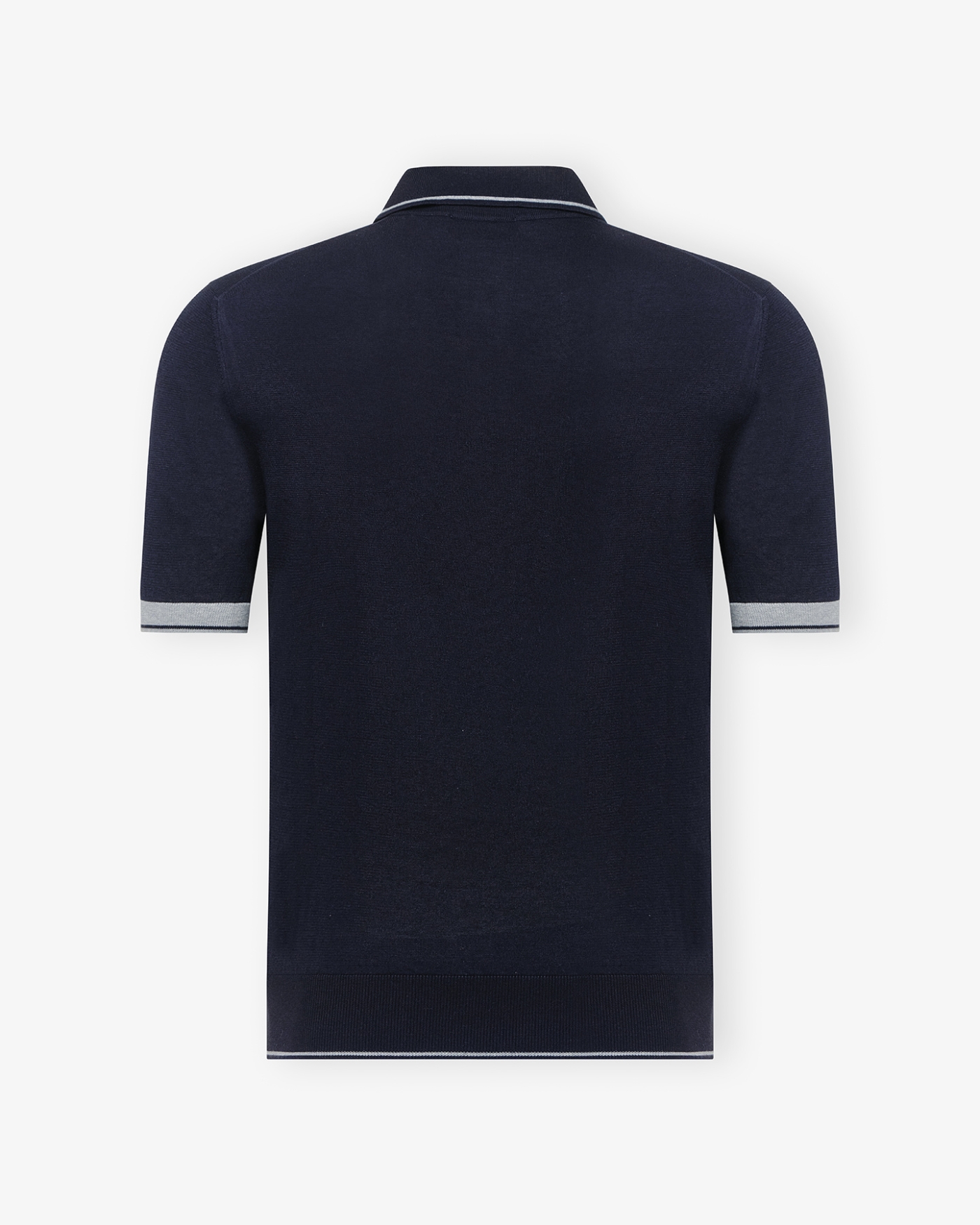 DC - Polo short sleeve - cotton cashmere silk - Navy