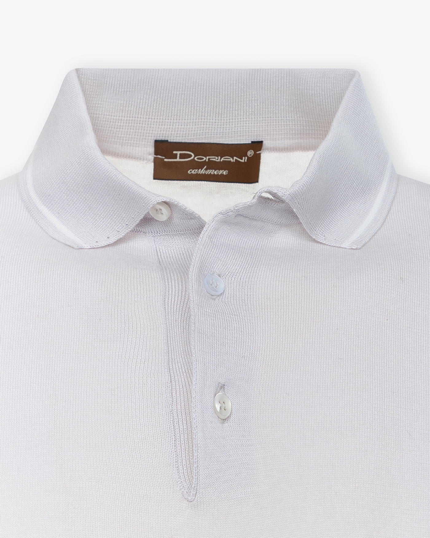 DC - Polo short sleeve - cotton cashmere silk - Grey