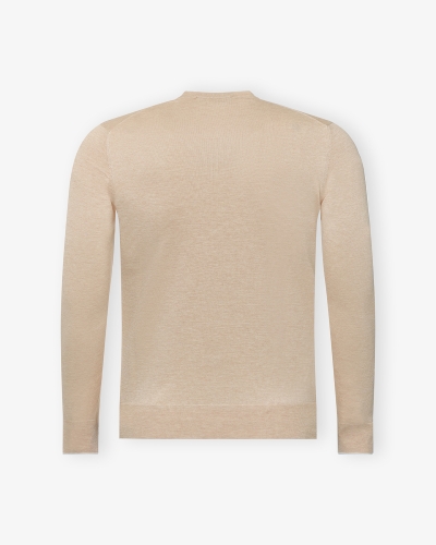 LHDA - Round neck - Silk cotton - Sand