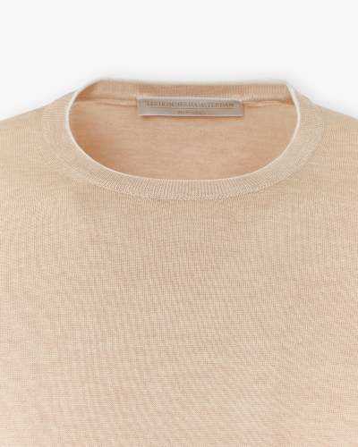 LHDA - Round neck - Silk cotton - Sand