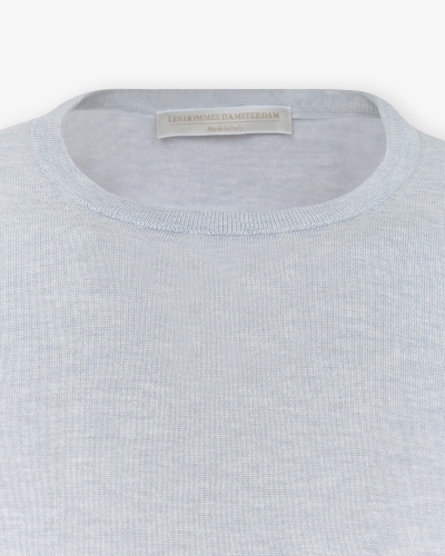 LHDA - T-shirt round neck - Silk - Light grey