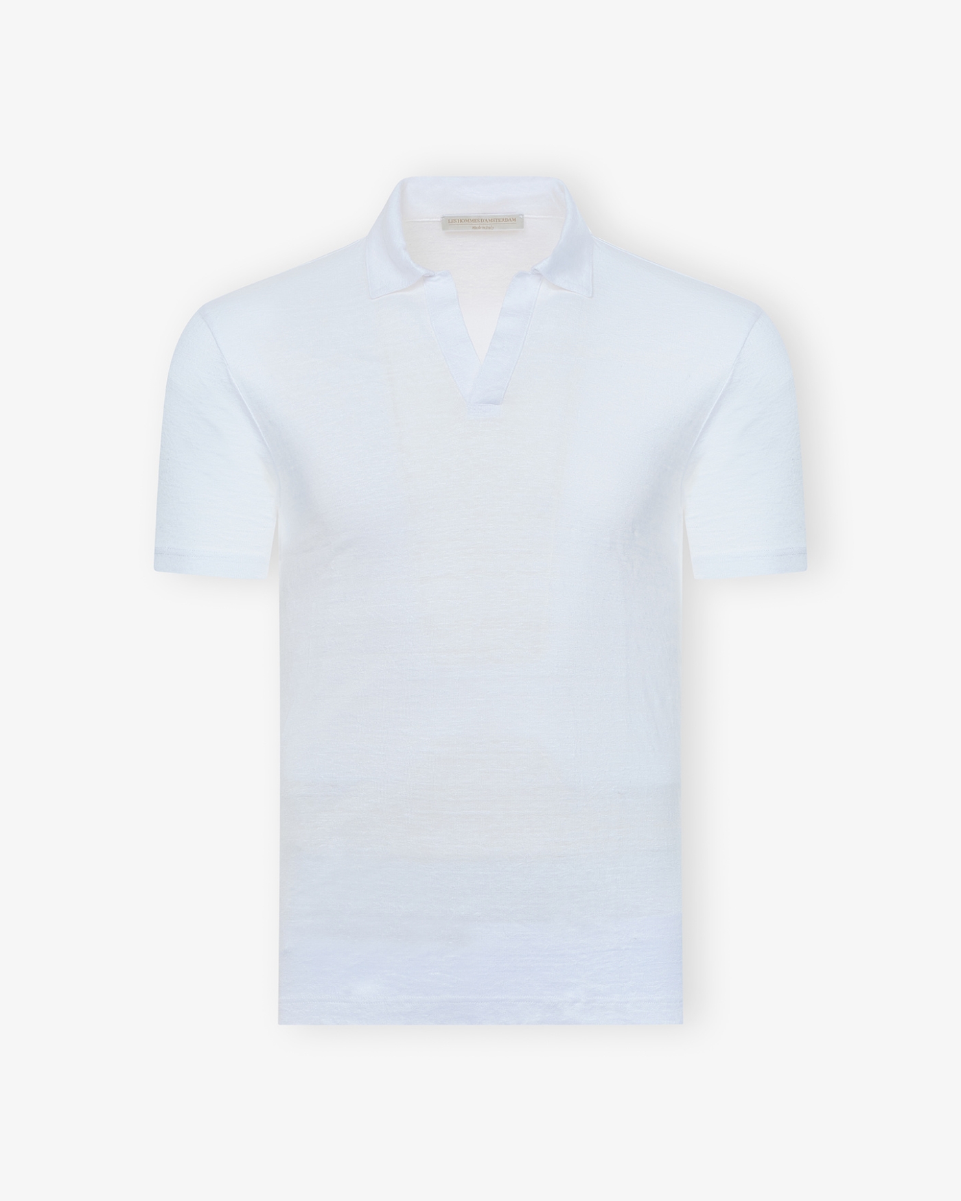 LHDA - Polo short sleeve - Linen - White