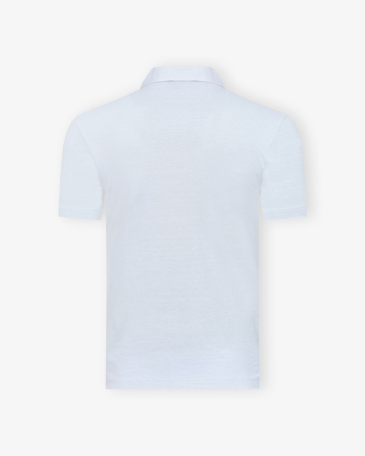 LHDA - Polo short sleeve - Linen - White