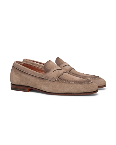 Santoni - Penny loafer - Goodyear - Taupe