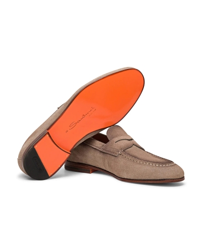 Santoni - Penny loafer - Goodyear - Taupe