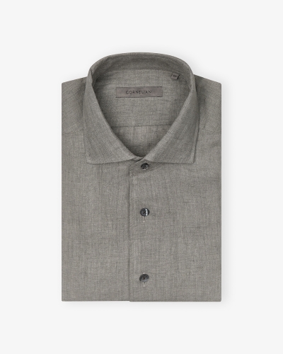 Corneliani - Shirt linen - Grey