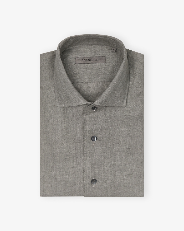 CORNELIANI Corneliani - Shirt linen - Grey