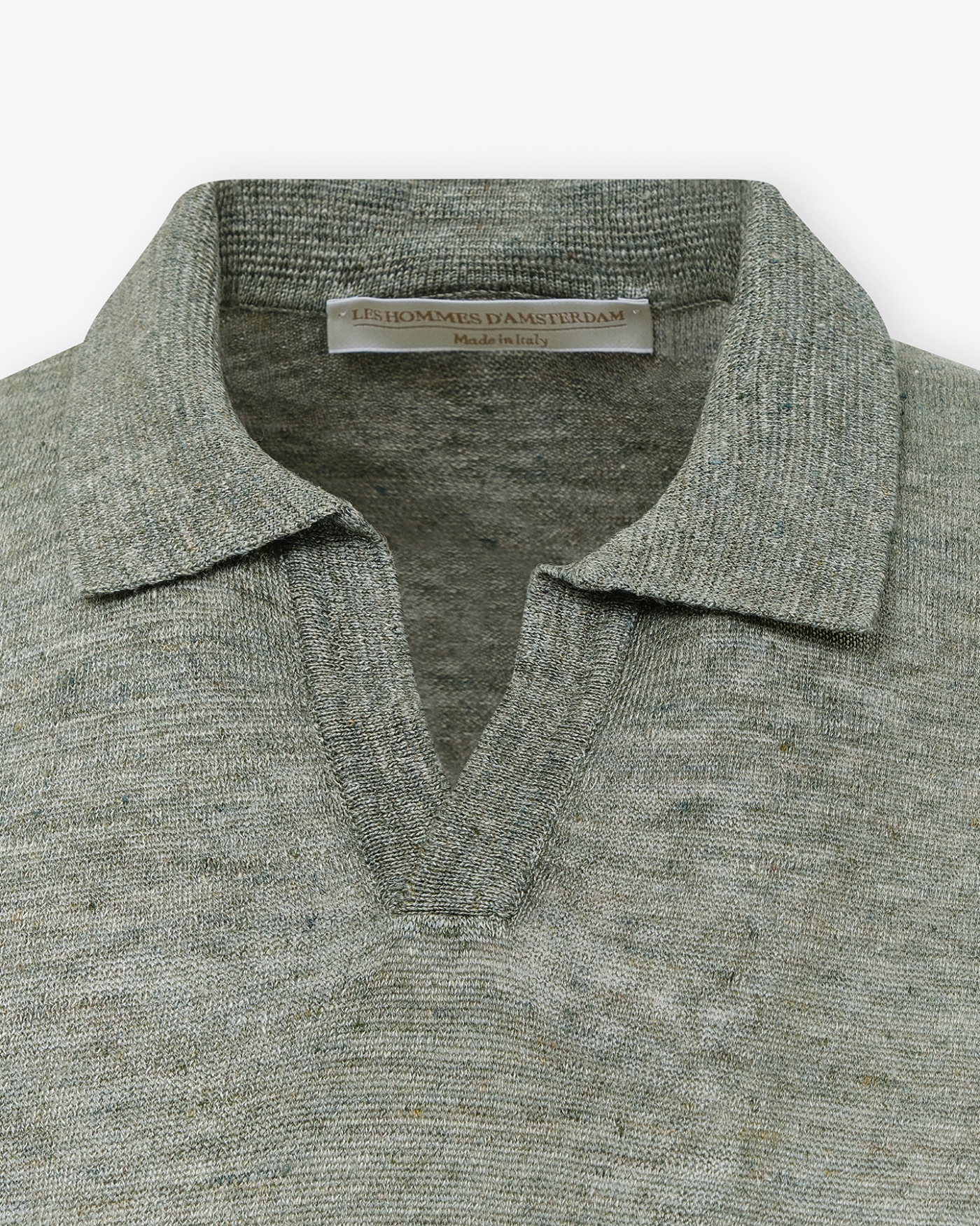 LHDA - Polo short sleeve linen - Green