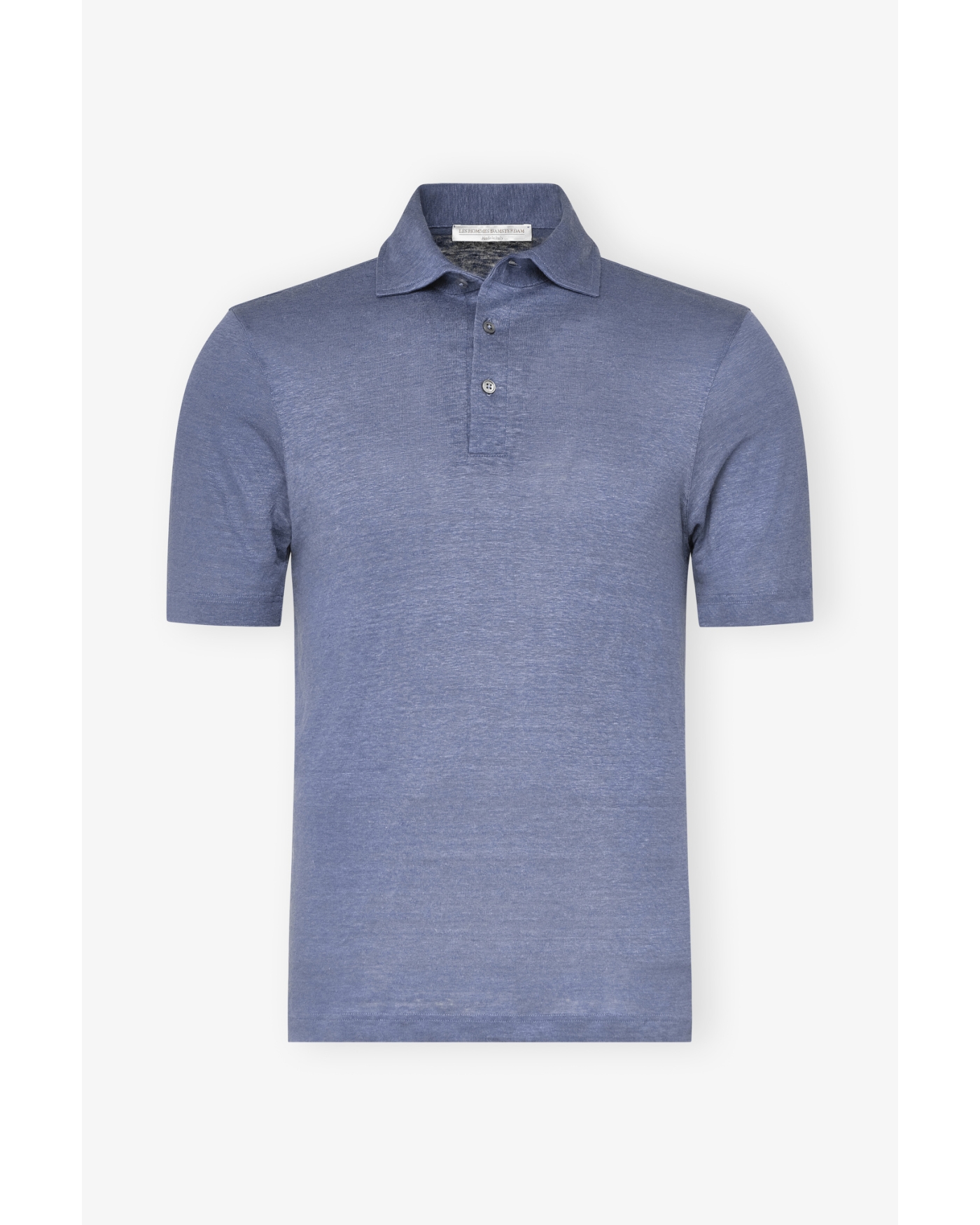 LHDA - Polo short sleeve linen - Light blue