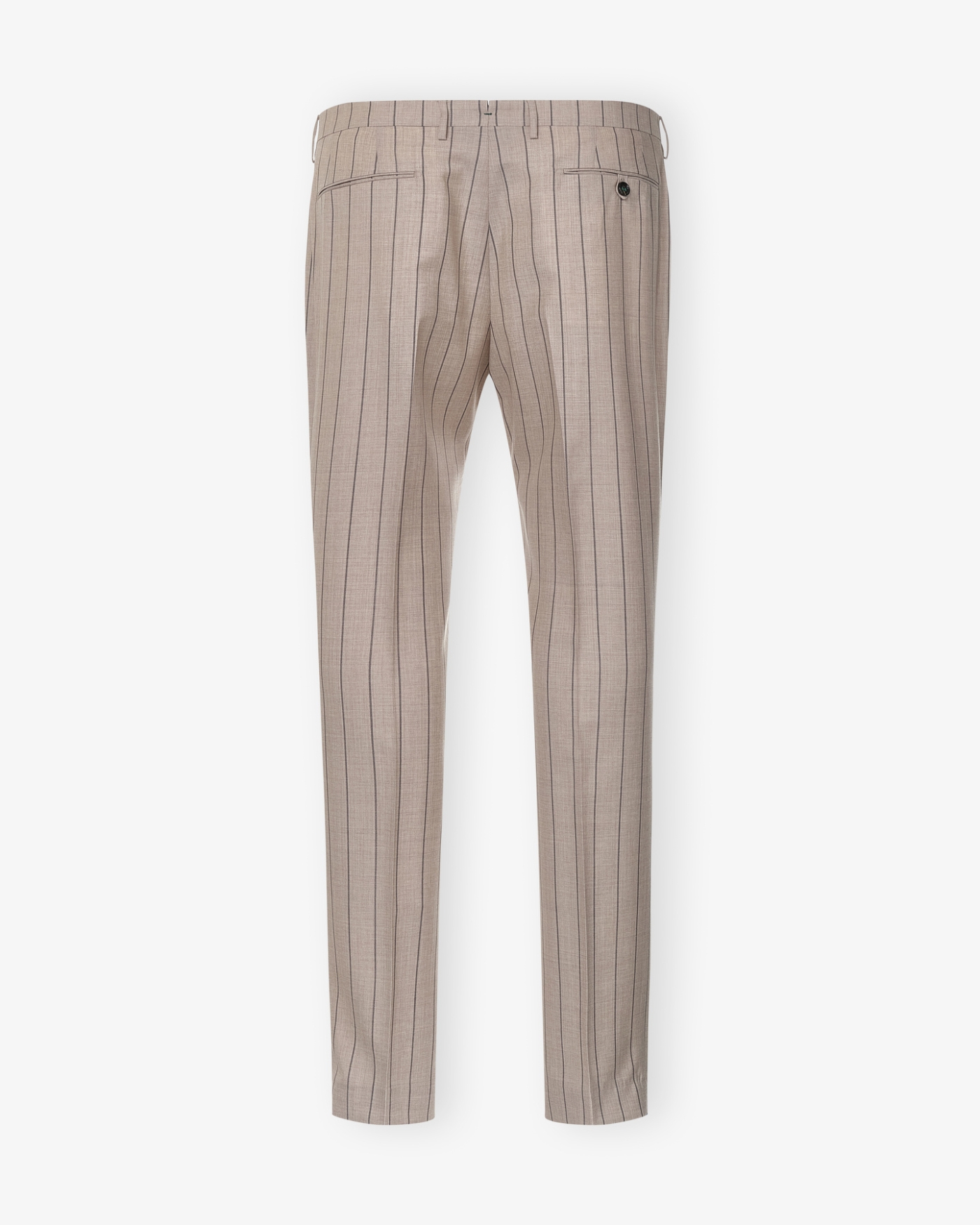 Berwich - Trouser wool one pleat - Pinstripe - Taupe