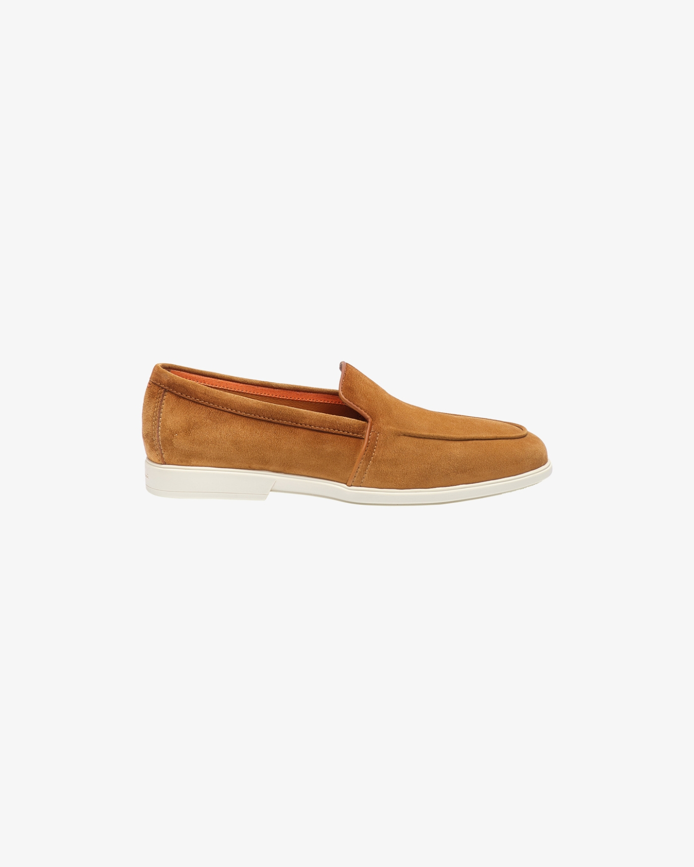 Santoni - Loafer unconstructed - calf suede - Camel