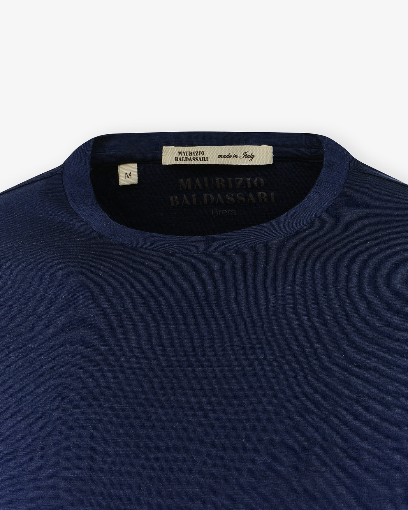 Maurizio Baldassari - T-shirt tech merino wool - Navy