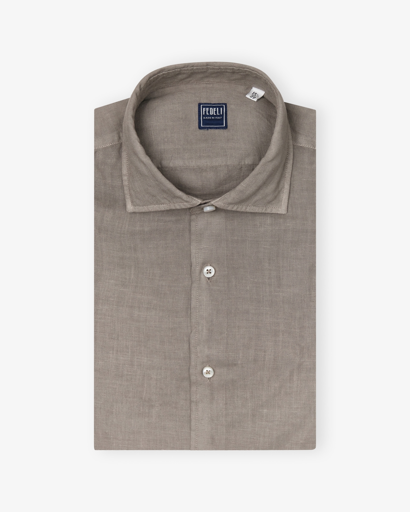 Fedeli - Shirt linen - Greige