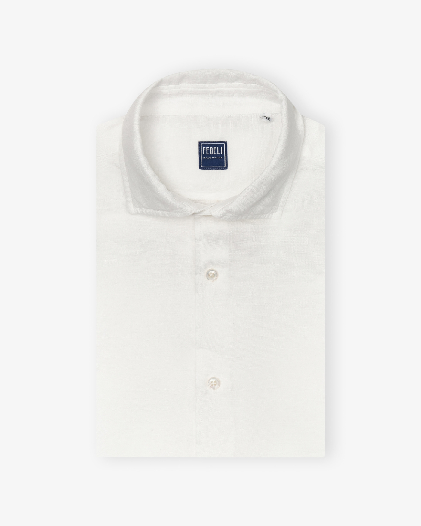 Fedeli - Shirt Nick linen - White
