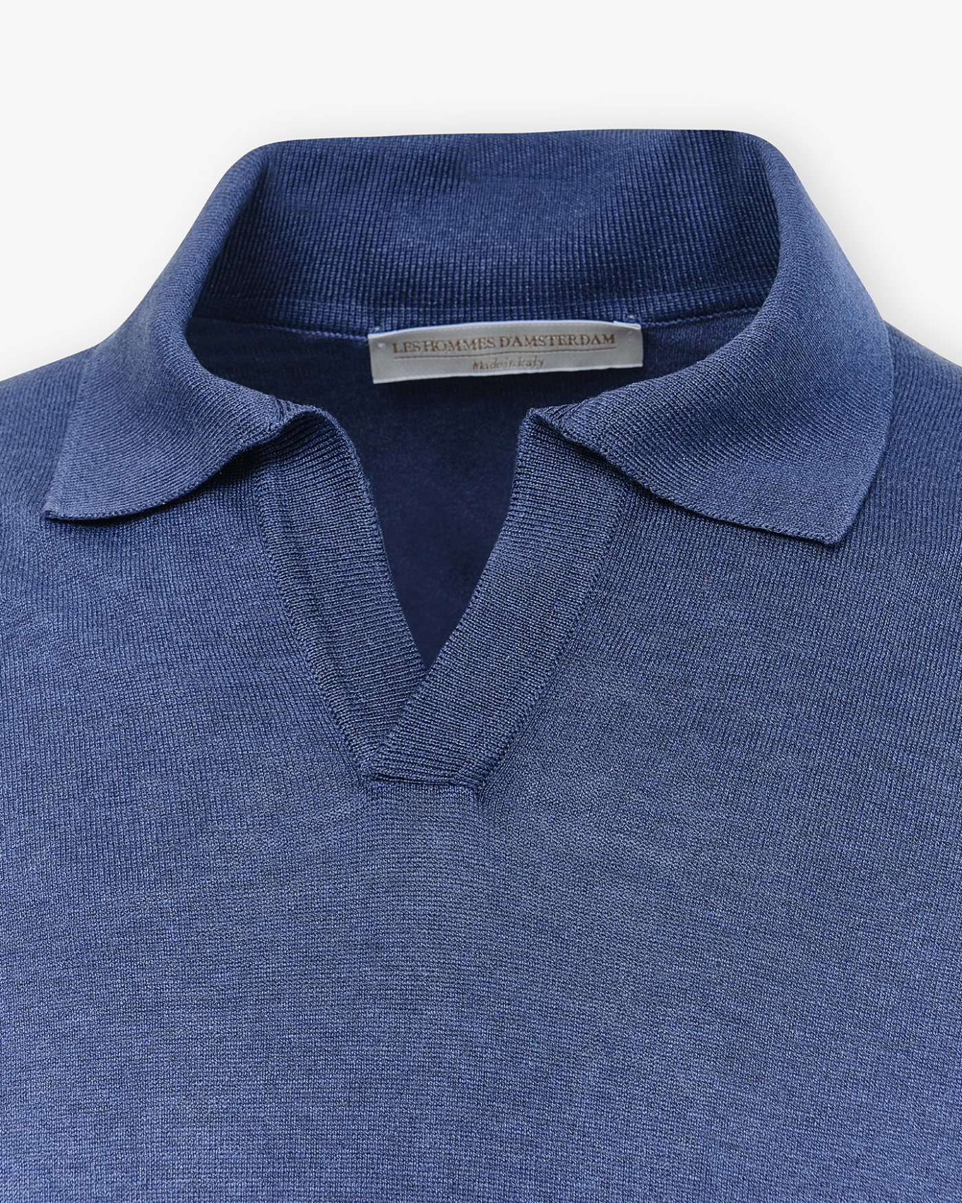 LHDA - Polo short sleeve silk - Blue