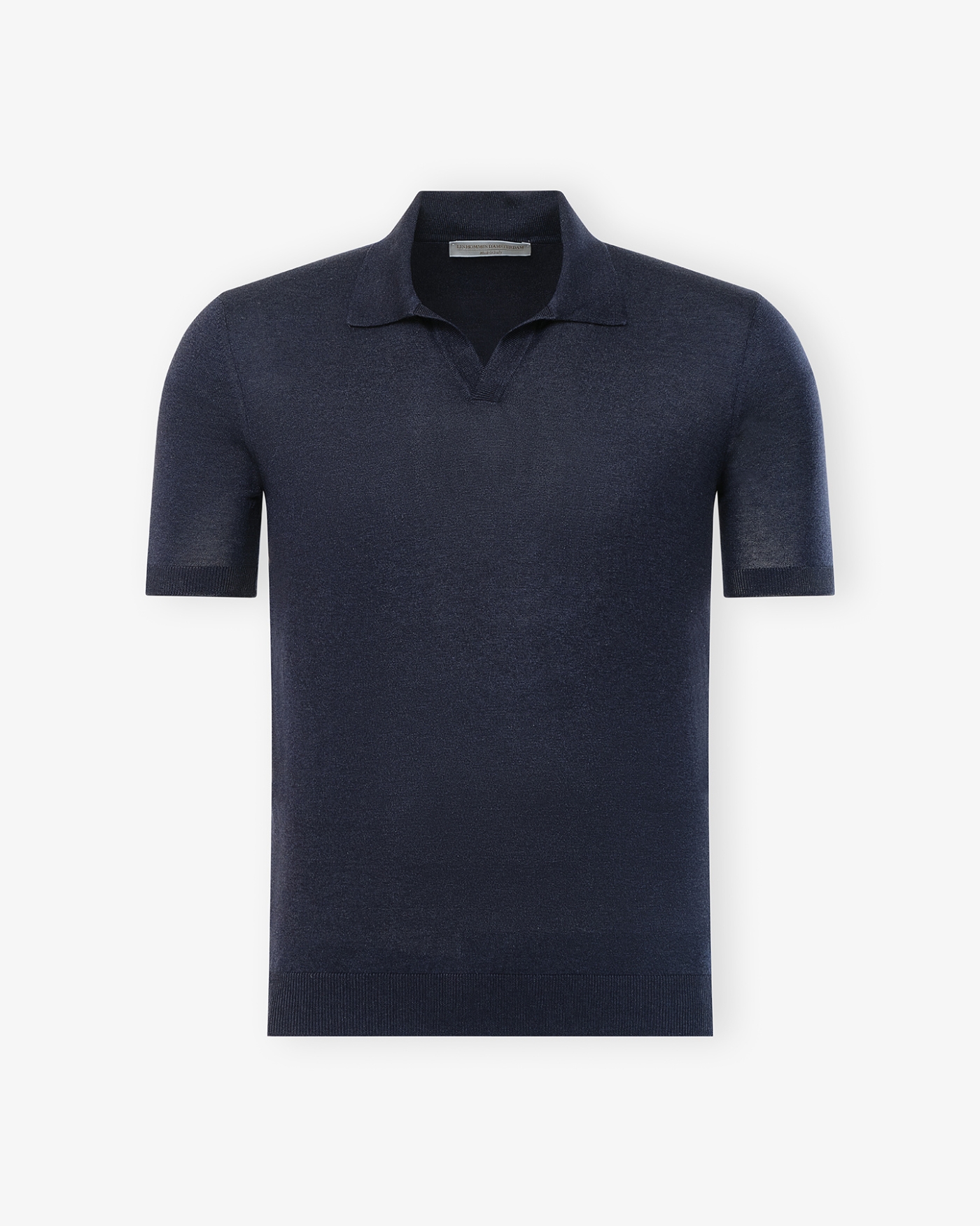 LHDA - Polo short sleeve silk - Navy