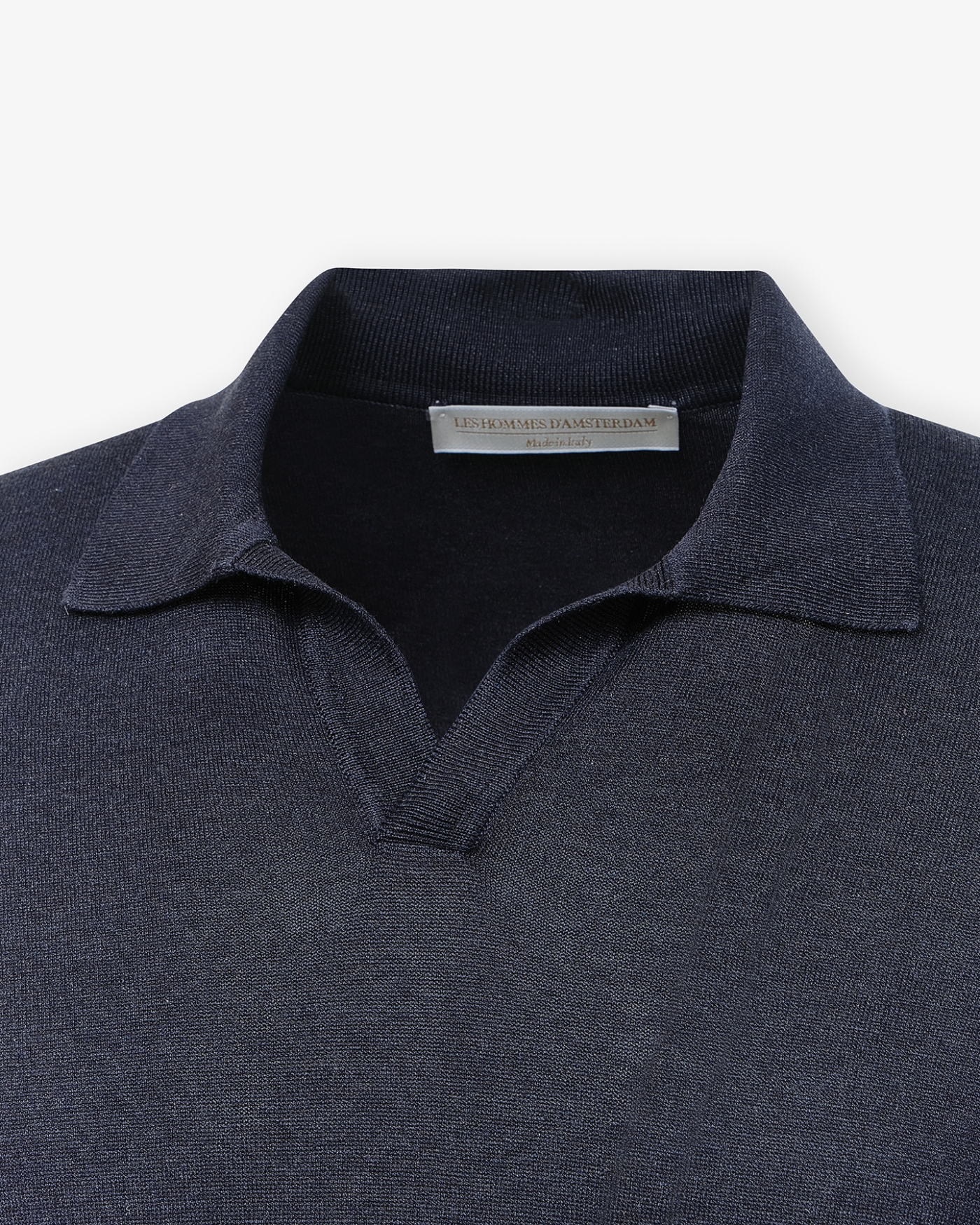 LHDA - Polo short sleeve silk - Navy