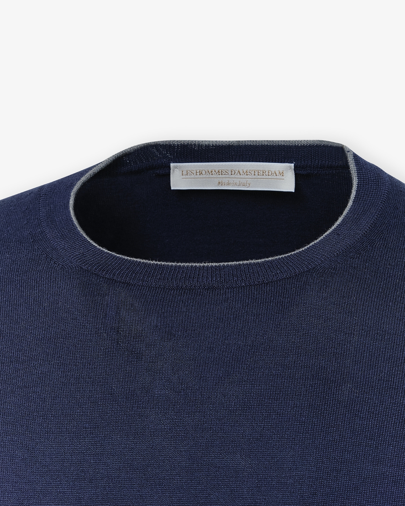 LHDA - Round neck silk cotton - Navy