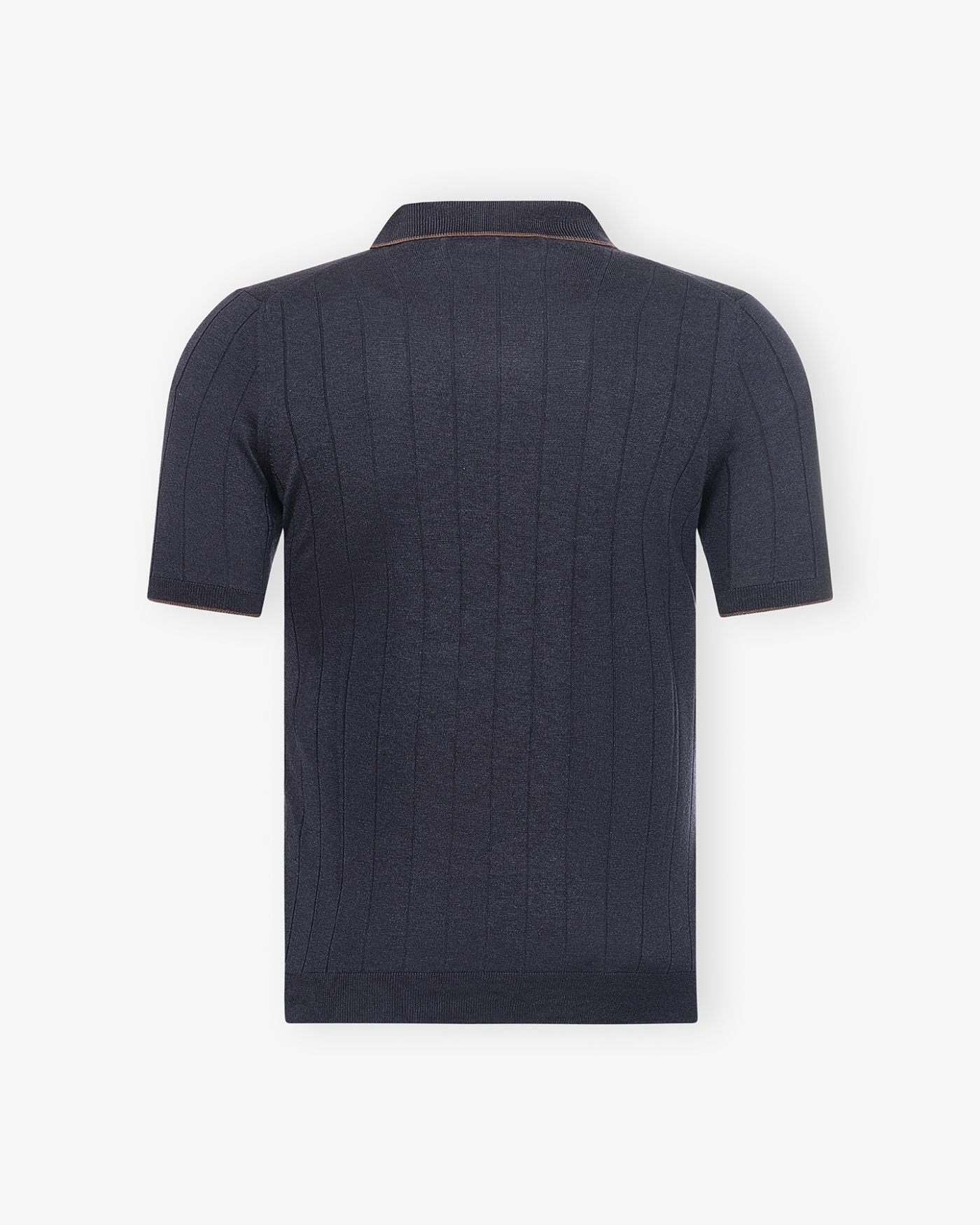 LHDA - Polo short sleeve - Silk stripes - Navy