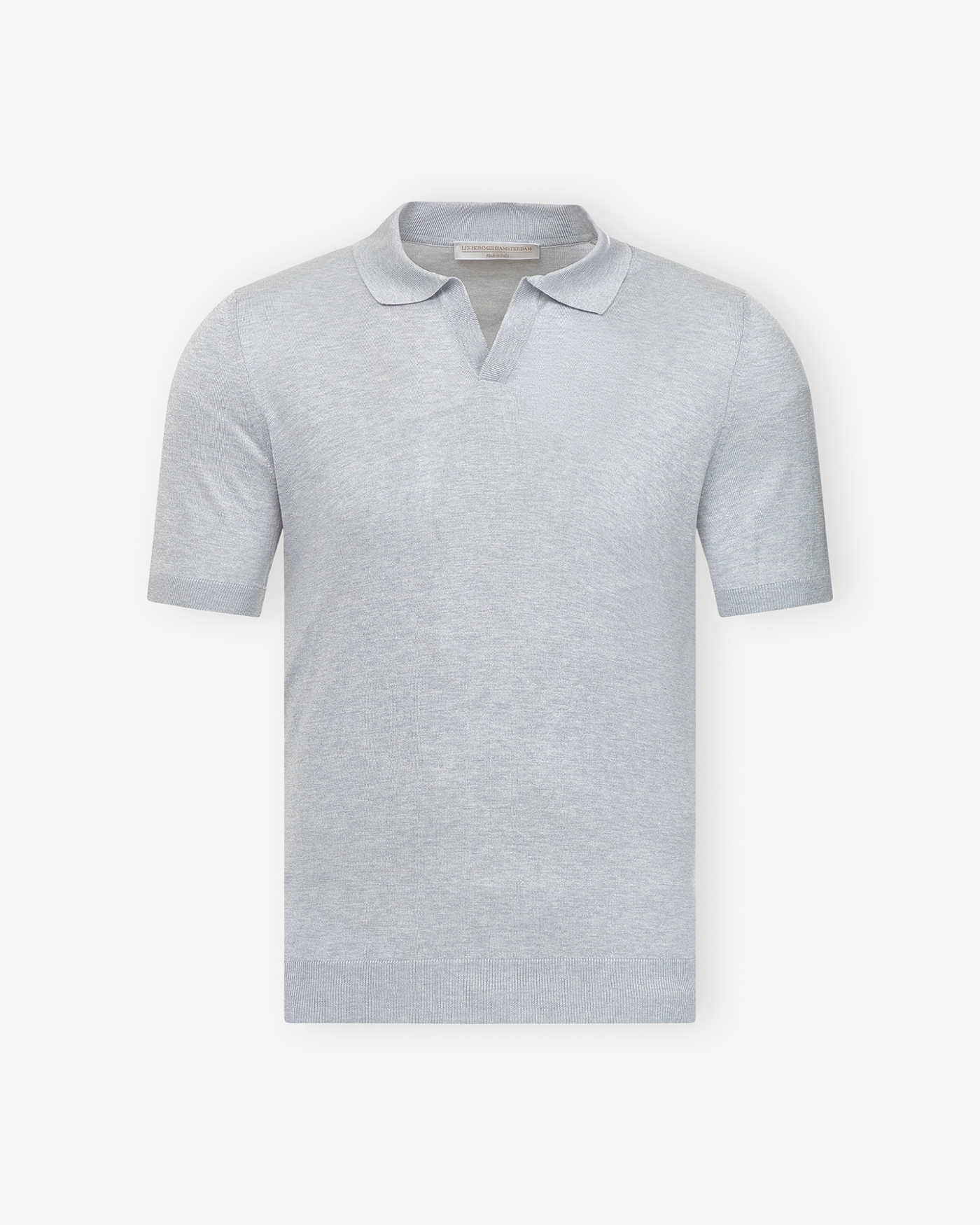 LHDA - Polo short sleeve silk - Light grey