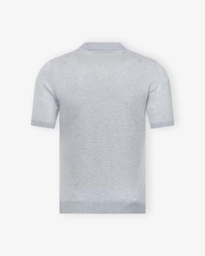 LHDA - Polo short sleeve silk - Light grey