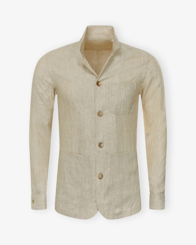LHDA - Shirt jacket linen - Taupe