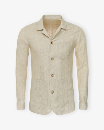 LHDA - Shirt jacket linen - Taupe