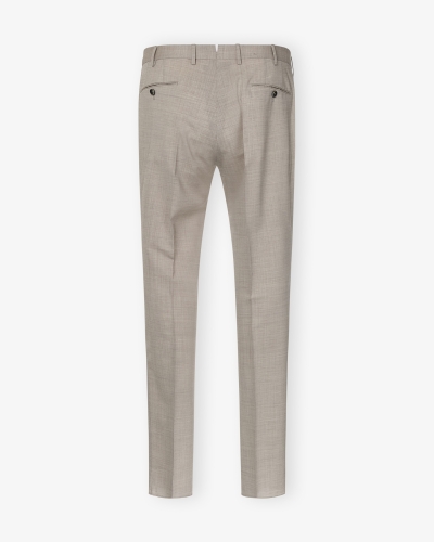 PT - Trouser wool with stretch - Beige