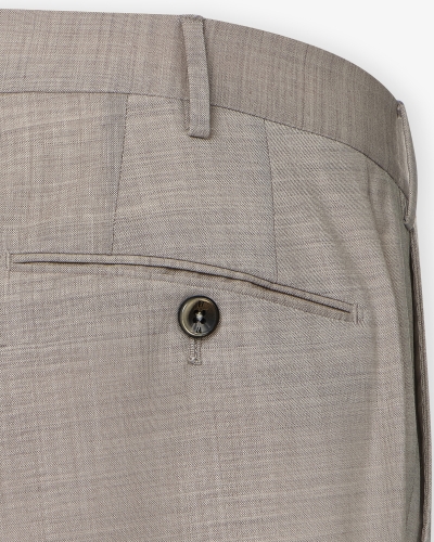 PT - Trouser wool with stretch - Beige
