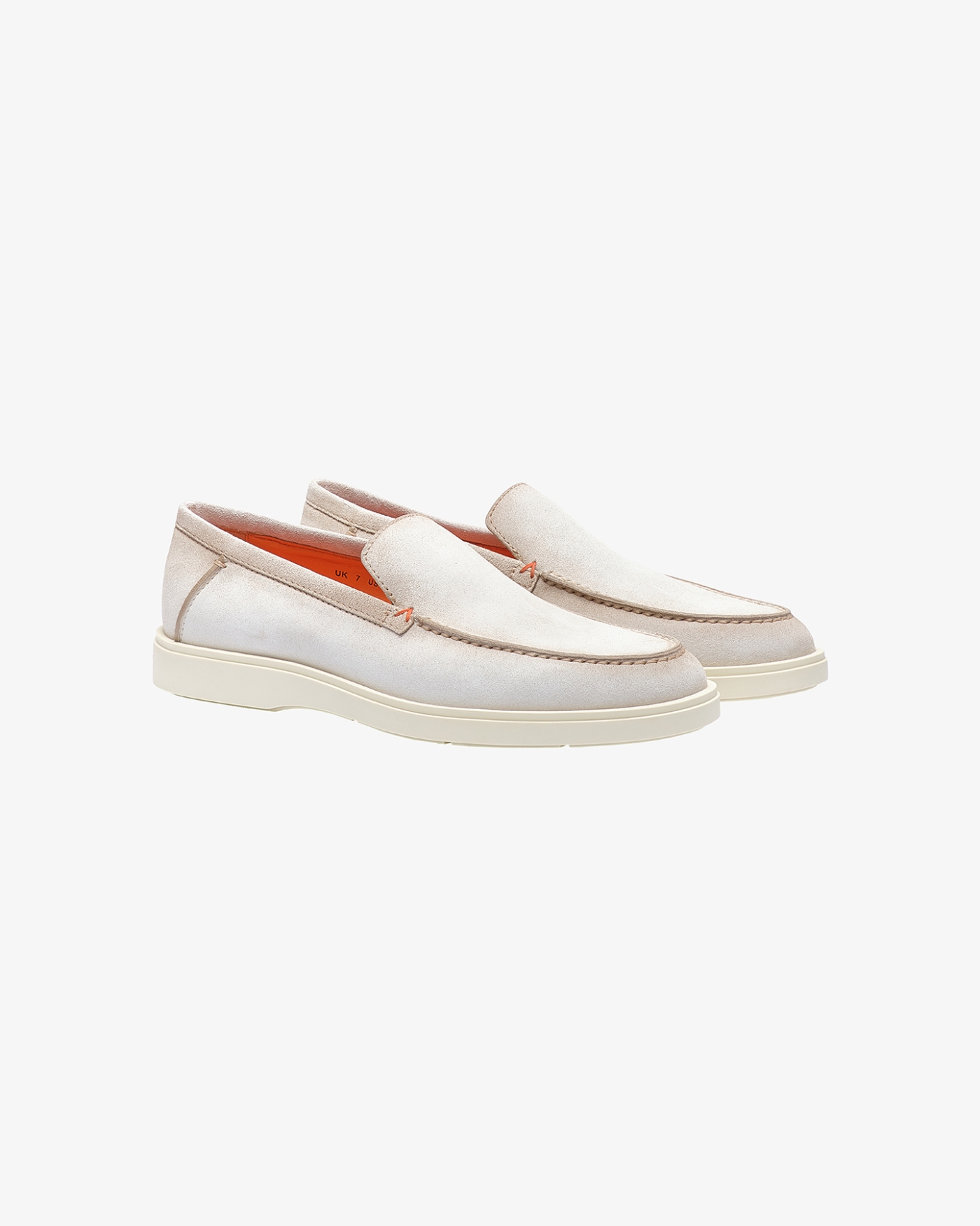 Santoni - Suede summer loafer - Sand