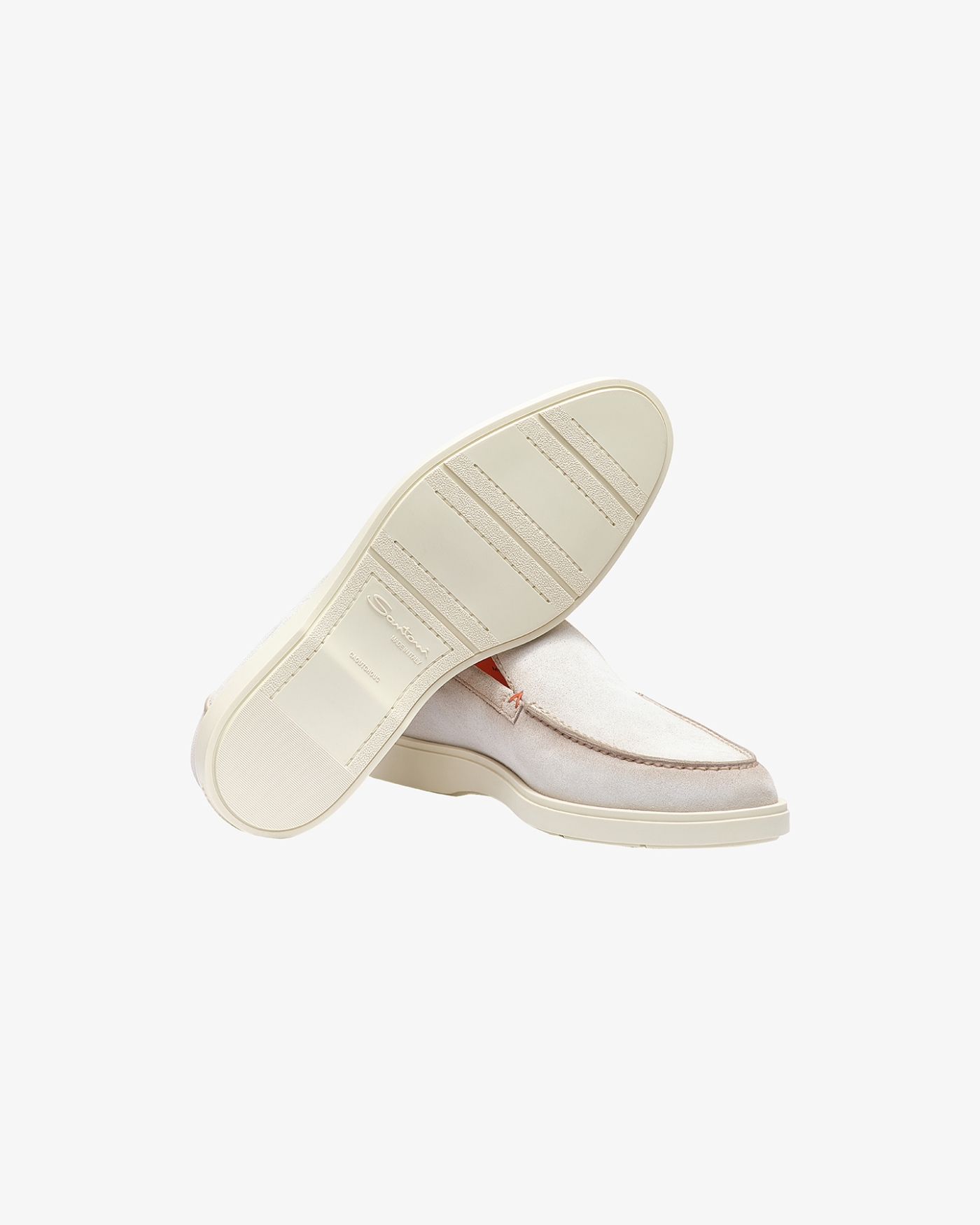 Santoni - Suede summer loafer - Sand