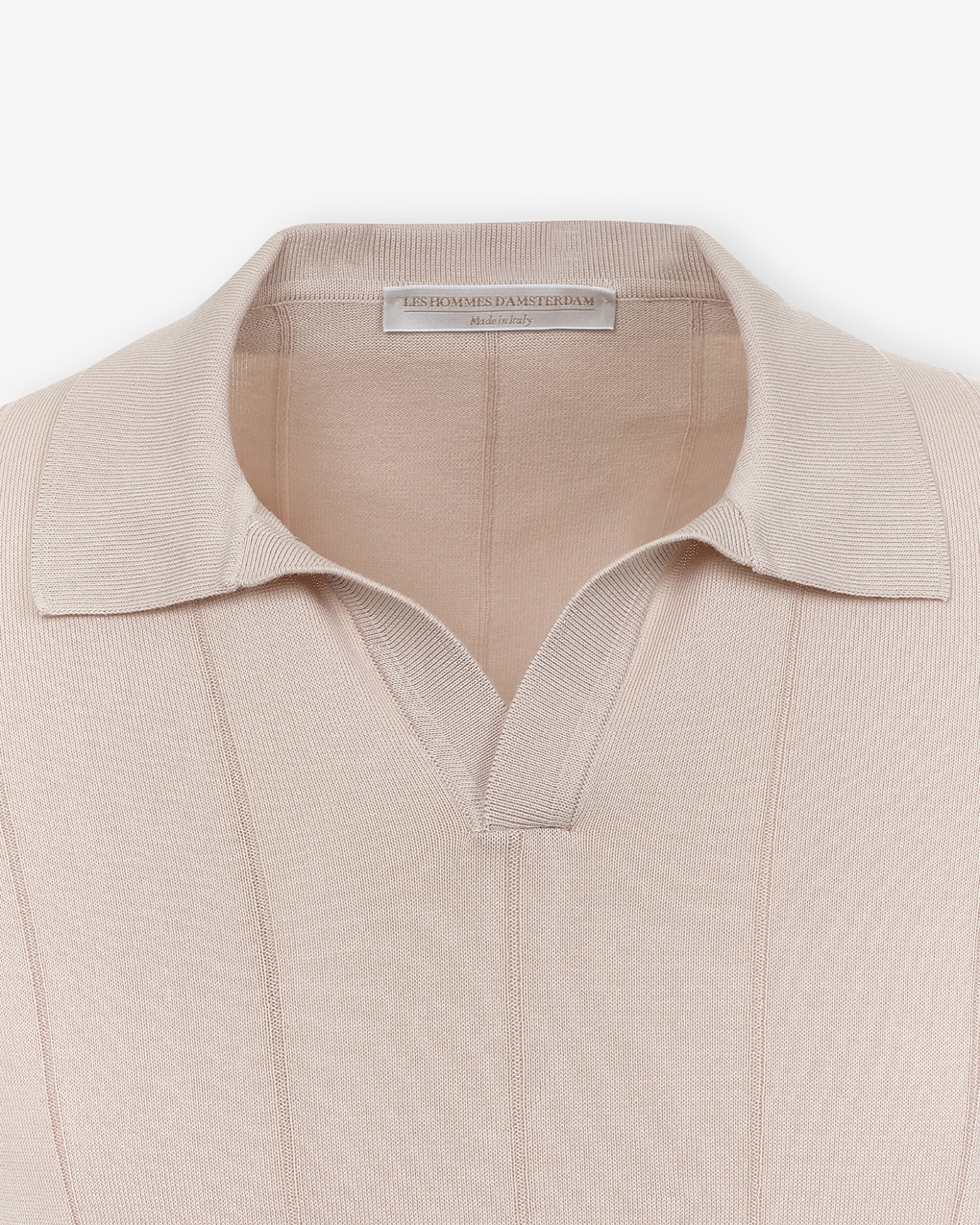 LHDA - Polo fresh cotton stripes - Taupe