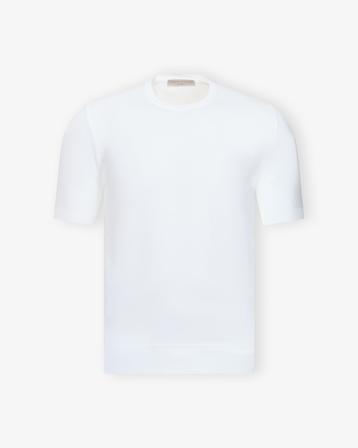 LES HOMMES D'AMSTERDAM LHDA - T-shirt fresh cotton - White