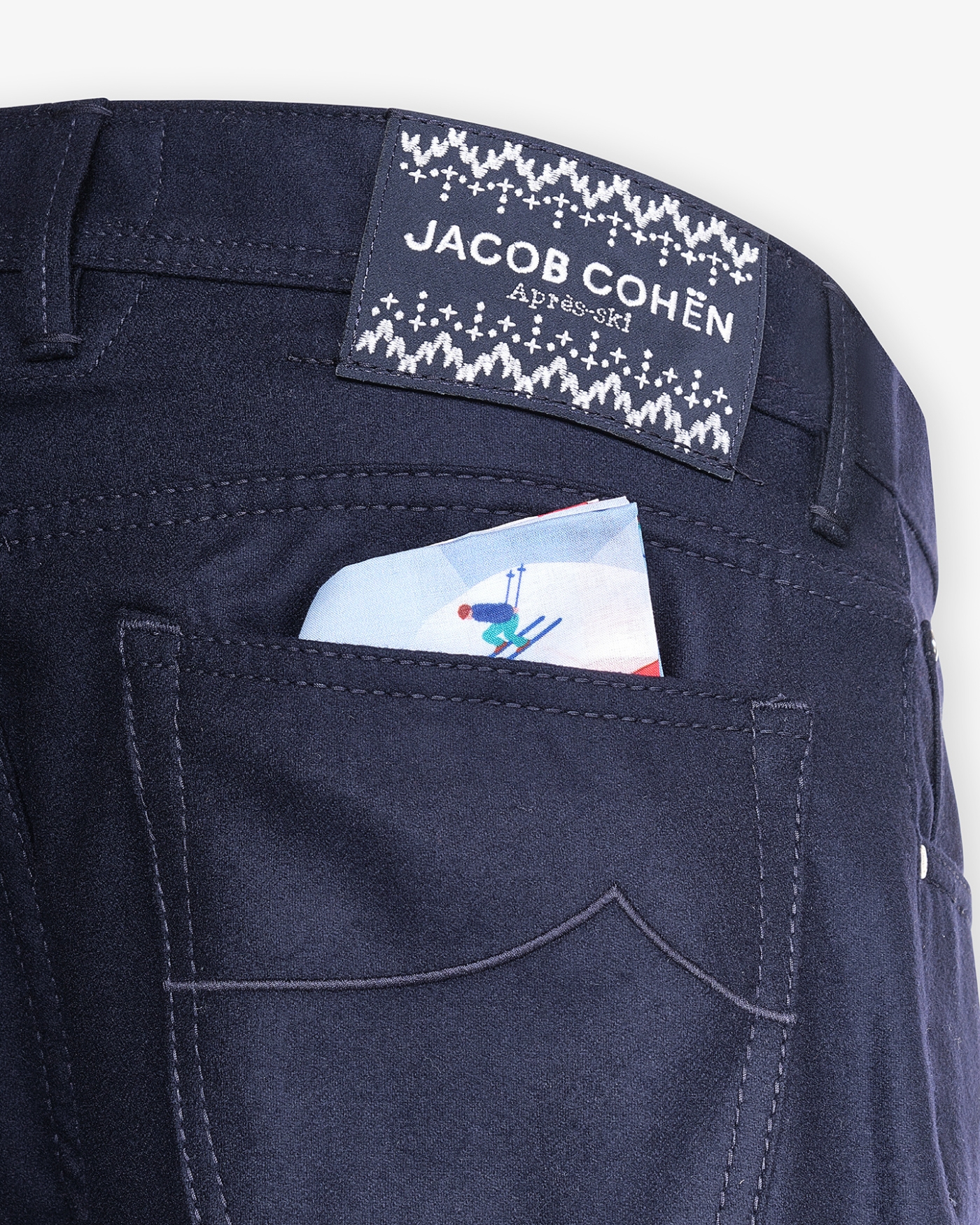 Jacob Cohën - Scott flannel - Apres-ski collection - Navy