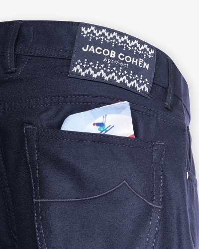 Jacob Cohën - Scott flannel - Apres-ski collection - Navy