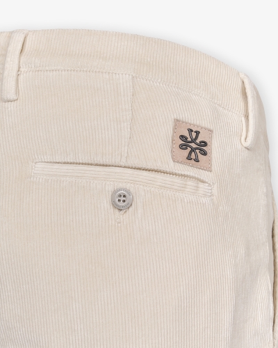 Jacob Cohën - Bobby corduroy stretch - Cream white